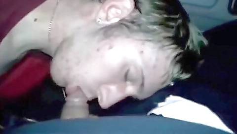 Car sex scene with a man riding a car and getting a handjob