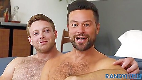 Beautiful brunette babe and a big cock dude in fetish movie