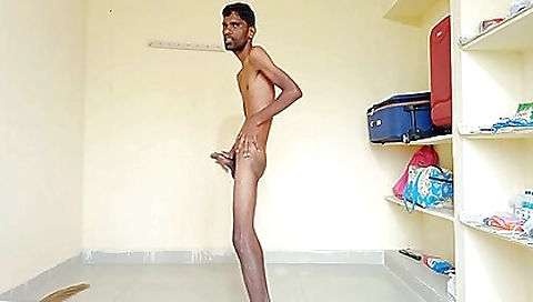 Skinny brunette fingered after having sex with a big cock