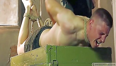 Soldier gets fucked hard in his body by a hot dude