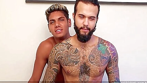 Latina brunette with a tattooed pussy getting fucked