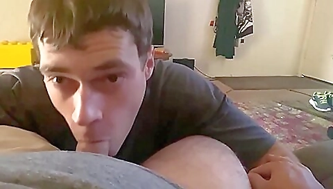 Big black cock sucking deep throat and giving blowjob