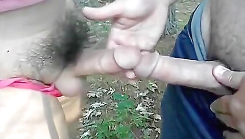 Busty brunette girl is fucked in the outdoor video