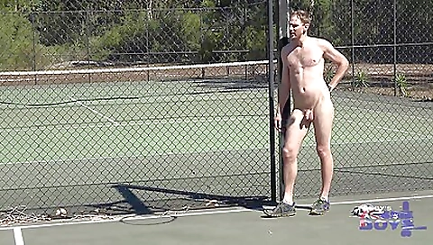 Nick gets naked in public and shows us what we get in it
