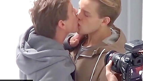 Amateur blonde brunette blowjob with a little black dude