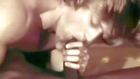Black and blonde interracial sex with a deepthroat video