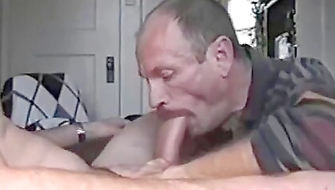 Deepthroat blowjob of a guy with a huge black cock