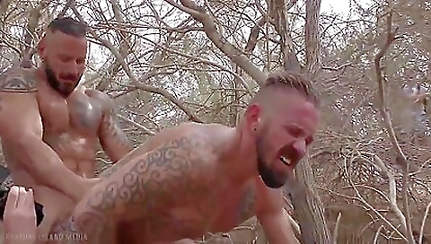Brunette girl gives a deepthroat while guys have a hard fuck