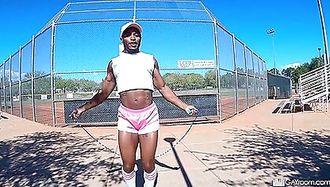 Amateur interracial blonde and black chick fuck in POV